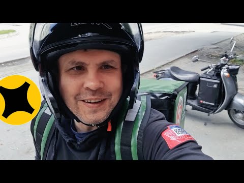 Видео: Яндекс доставка на скутере по Новосибирску🛵/ в целом доволен! 🙂
