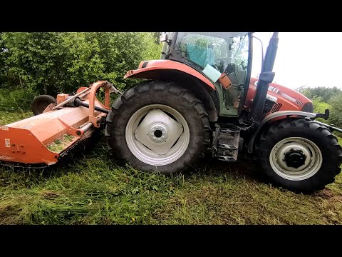 Видео: CASE MAXXUM 100 - 4 гектара за 7 часов.