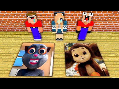 Видео: НУБ И ДЕВУШКА ПРО НАШЛИ СТРАШНЫЕ ЯМЫ МОНСТРОВ В МАЙНКРАФТ! ЧЕБУРАШКА И ГОВОРЯЩИЙ ХУАН