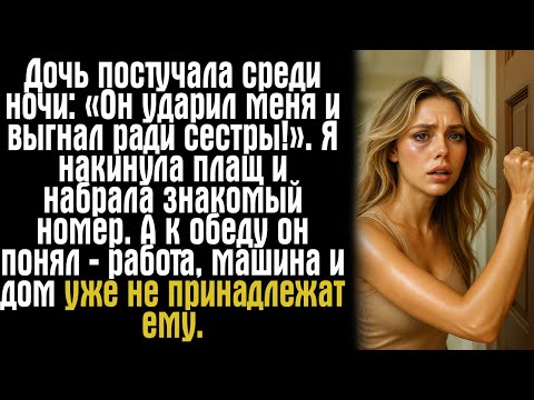 Видео: Дочь постучала среди ночи: «Он выгнал ради сестры!». Я накинула плащ и набрала знакомый номер...