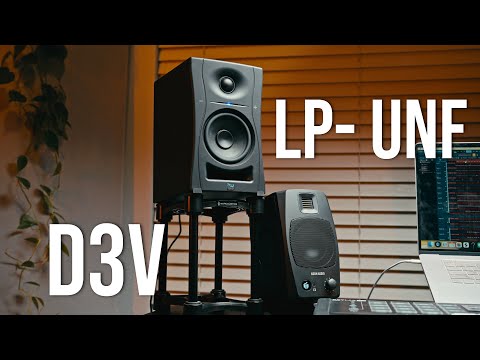 Видео: Сравнение студийных мониторов Adam Audio D3V и Kali Audio LP-UNF