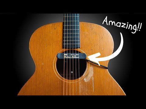 Видео: Звукосниматель для акустической гитары с удивительно естественным звучанием — NV Tone Swan