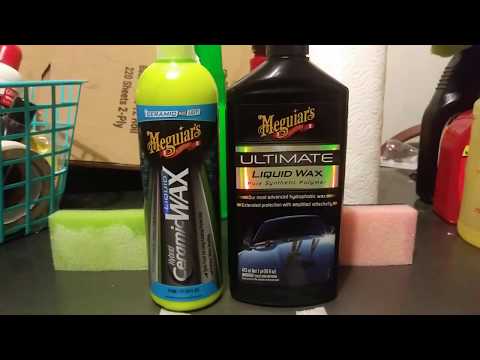 Видео: Гибридный керамический воск Meguiar's против окончательного жидкого воска Meguiar's
