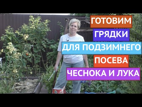 Видео: ГОТОВИМ ГРЯДКИ ЛУКА И ЧЕСНОКА К СЛЕДУЮЩЕМУ СЕЗОНУ!