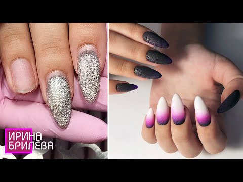 Видео: Коррекция нарощенных ногтей 😍 Маникюр для начинающих 😍 Градиент гель лаком 😍 Ирина Брилёва