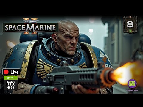 Видео: ☠ Warhammer 40k Space Marine 2 ☠ Ультрамарины против тиранид【 Stream № 8】