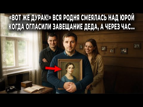 Видео: ЭТО ШУТКА Вся родня смеялась над наследством которое дед оставил Юре  А через минуту побледнели