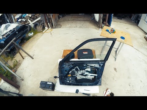 Видео: BMW e34 - Полный разбор ПЕРЕДНЕЙ двери - Часть 1
