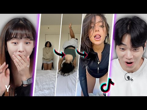 Видео: корейцы впервые реагируют на вызов TikTok «Большая футболка Билли» | Y