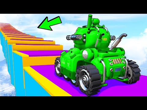 Видео: КАК ДАЛЕКО СМОЖЕТ ЧИТ РОБОТ ЗАБРАТЬСЯ ПО СТУПЕНЬКАМ ЛЕСТНИЦЫ? ЭКСПЕРИМЕНТЫ ГТА 5!