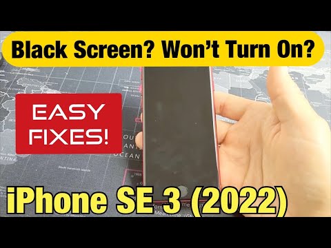 Видео: iPhone SE 3 (2022): как исправить черный экран или проблему с включением (простые решения!)