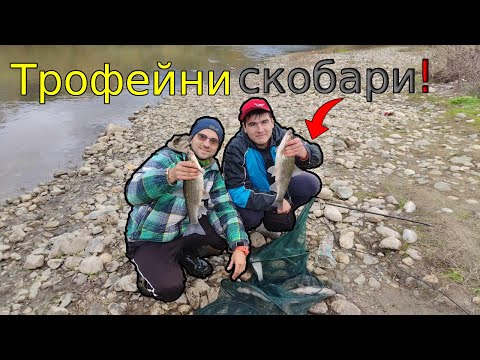 Видео: Риболов на ТРОФЕЙНИ СКОБАРИ по река Струма! Трудни, но ЕДРИ риби на ПЛУВКА! Нов РЕКОРД! Nase fishing