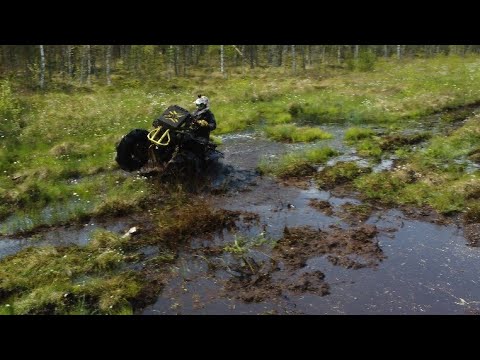 Видео: Жесткое рубилово в грязи на Brp, Polaris, Cfmoto