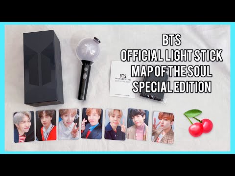 Видео: РАСПАКОВКА BTS OFFICIAL LIGHT STICK MAP OF THE SOUL SPECIAL EDITION | unboxing army bomb | kpop