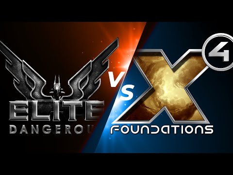 Видео: Давайте сравним этих тяжеловесов! — Elite Dangerous против X4 Foundations