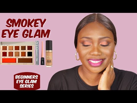 Видео: Серия «Гламурный макияж глаз для начинающих», часть 6 | Полный гламурный макияж глаз (пошаговое р...