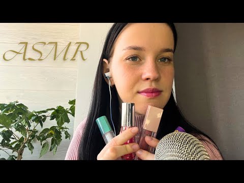 Видео: ASMR💄Обзор на мои помады/блески💄АСМР