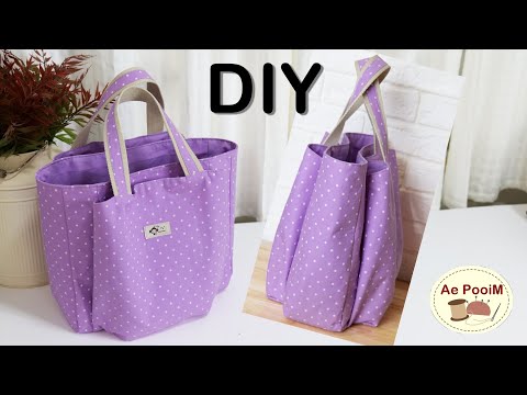 Видео: Сумка с тремя отделениями, такая милая и ее сделать проще, чем вы думаете