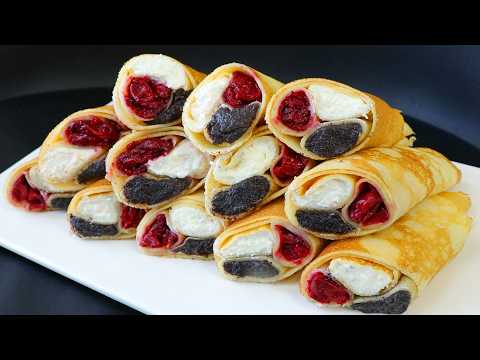 Видео: БЛИНЫ Как ПИРОЖНЫЕ "Королевские" с Тройной Начинкой! Нереально Вкусно и Просто! На Масленицу!