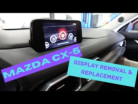 Видео: Легкое снятие дисплея Mazda CX-5.