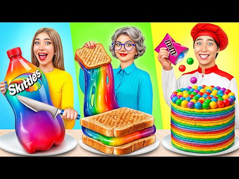 Видео: Кулинарный Челлендж: Я против Бабушки | Потрясающие Кухонные Хитрости от Friendly DO