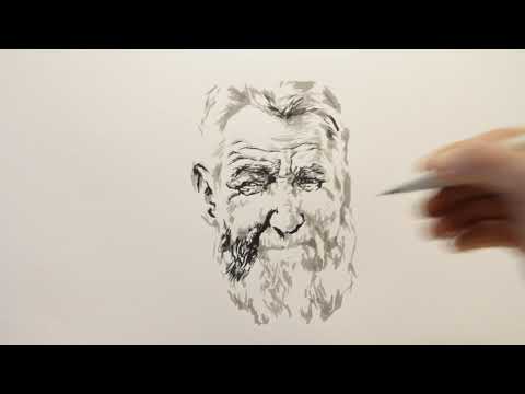 Видео: Как создавать скетчевые портреты без предварительного наброска?
