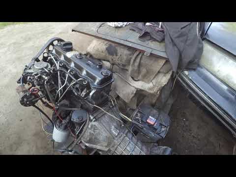 Видео: Дизель VW - 1.9 SDI из форкамерного VAG / Первый запуск,  работа.