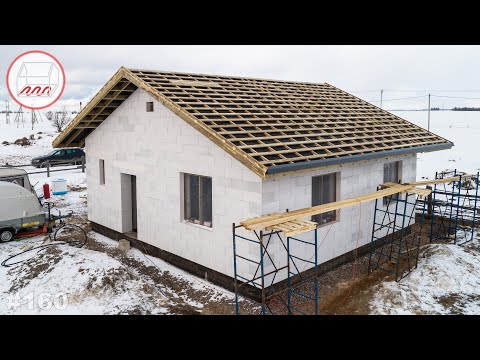 Видео: Антикризисный домик 8,4*9,2 из газобетона | Дом 60 м2 с двумя спальнями в Копорье