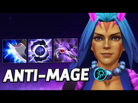 Видео: ANTI-MAGE Керри в Интеллект / World of Dota