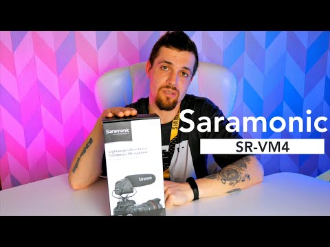 Видео: #saramonic SR-VM4 НАПРАВЛЕННЫЙ ПУШКА МИКРОФОН - ОБЗОР - ОТЗЫВ