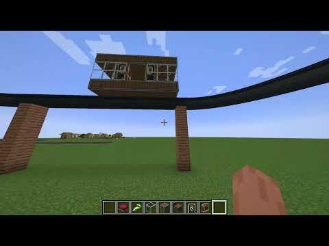 Видео: Построил монорельс в Minecraft с модом Create (Steam and Rails)
