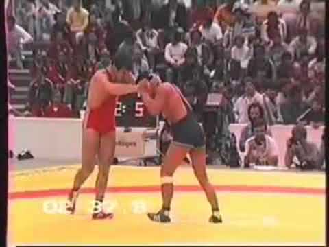 Видео: Чемпионат мира-1985 Будапешт Венгрия 90 кг Роберт Тибилов (СССР)-Зэвэгийн Дувчин (Монголия)
