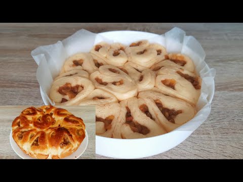 Видео: Нежная, ароматная БРИОШЬ! Булочки с яблочной начинкой!