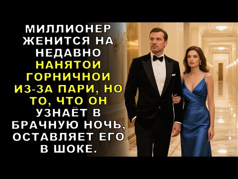 Видео: МИЛЛИОНЕР ЖЕНИТСЯ НА ГОРНИЧНОЙ ИЗ-ЗА ПАРИ — НОЧЬ РАСКРЫВАЕТ ШОК.