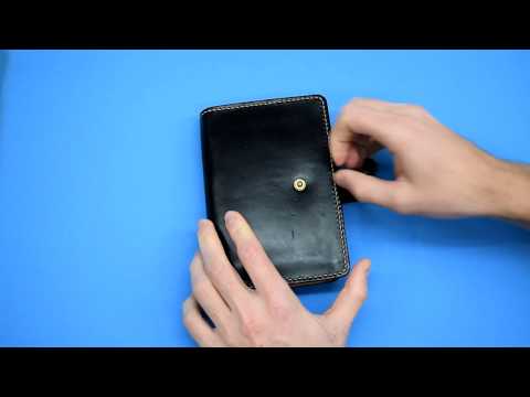 Видео: Кожаный кошелек для воблеров D-3 Custom RUBAIYAT Wallet 65mm