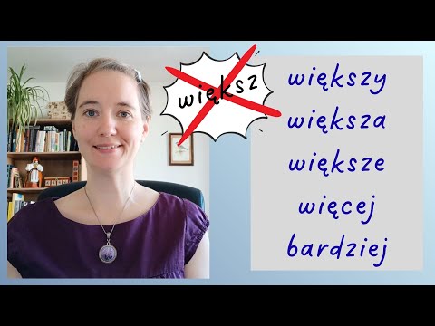 Видео: В польском нет слова większ!🙈😱 A что тогда есть? Есть целых 5 других слов! Давайте разберемся☺️