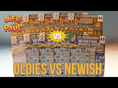 Видео: Лотерейные скретч-карты. Микс из скретч-карт «Сетка удачи» и «Зимняя сказка» стоимостью 30 фунтов...