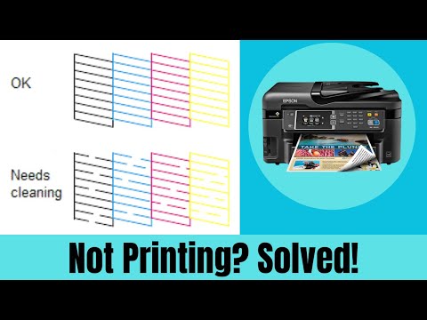 Видео: Epson WF 3620 печатает пустые страницы или не печатает — как очистить печатающую головку [ИСПРАВЛ...