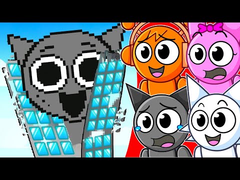 Видео: Отряд Спрунки против ГИГАНТСКИХ ЗДАНИЙ?!