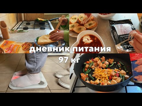 Видео: 16. Дневник питания (97 кг) ~3 дня~