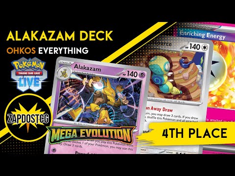 Видео: 4-е место. Колода Алаказама Дудунспарса. OHKOs Everything!? 🔮 (ККИ Покемон)