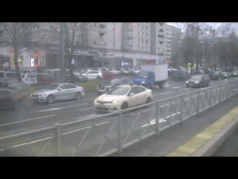 Видео: трамвай Санкт-Петербурга : ЛВС86К 5109 по 21