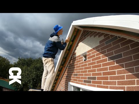 Видео: Как монтировать ПВХ софиты на фронтальных свесах