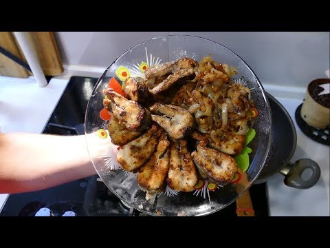 Видео: Жареная щука с луком
