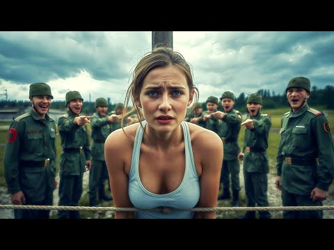 Видео: Сержант издевался над девушкой… Но вдруг чёрный вертолёт сел на плац — и все побледнели! 😱🚁