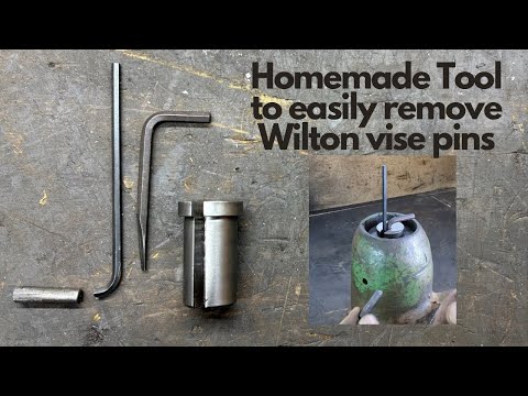 Видео: Как вынуть штифты из тисков Wilton. Изнутри наружу!