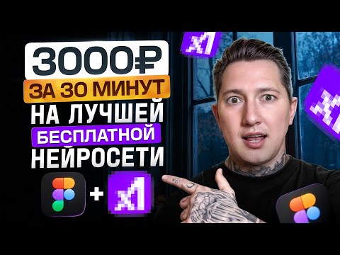 Видео: Как Зарабатывать 3000 ₽ За 30 минут на Figma + Лучшая Нейросеть | Полный Гайд | Графический дизайн
