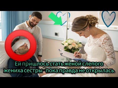 Видео: Ей пришлось стать женой слепого жениха сестры — пока правда не открылась.