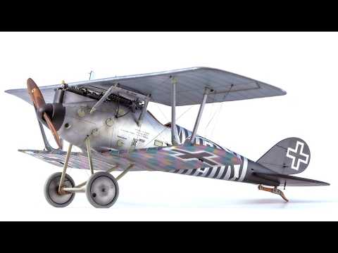 Видео: Pfalz D.IIIa с такелажем и ромбовидным камуфляжем | № 16