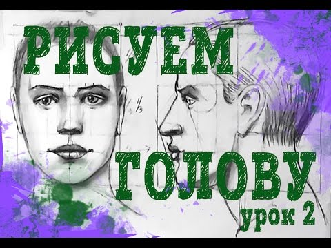 Видео: Рисование головы человека – урок 02